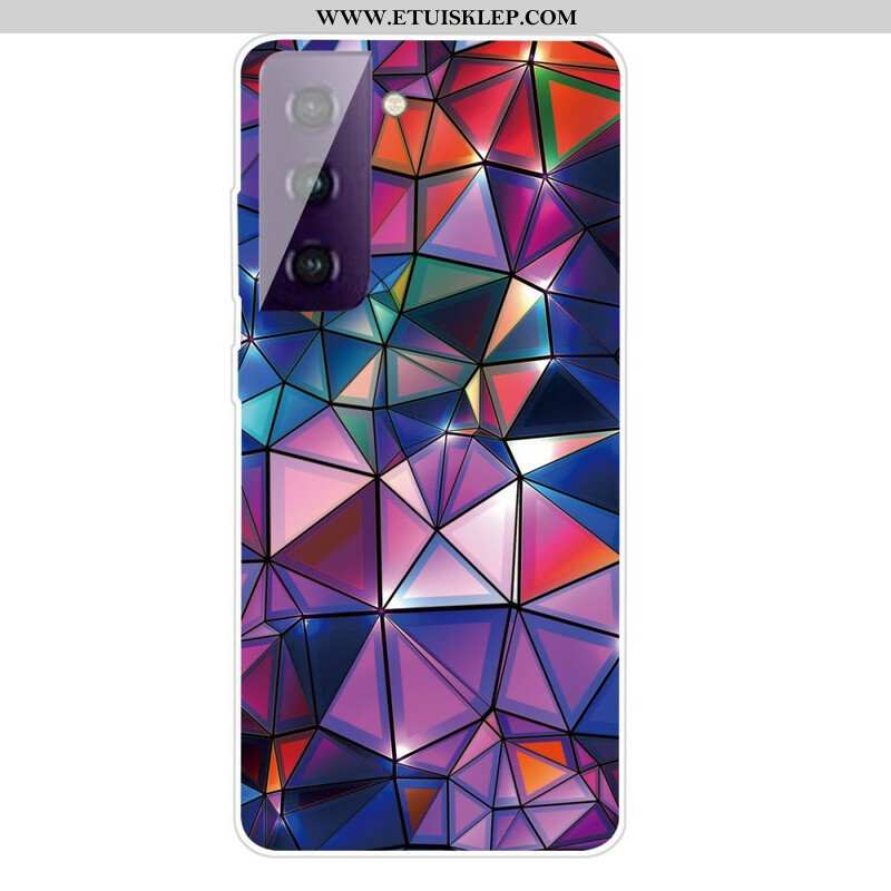 Etui do Samsung Galaxy S21 FE Elastyczna Geometria